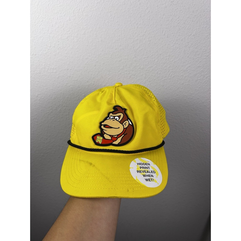 Universal Epic Universe Super Nintendo World Donkey Kong Wet Dry Rope Cap Hat